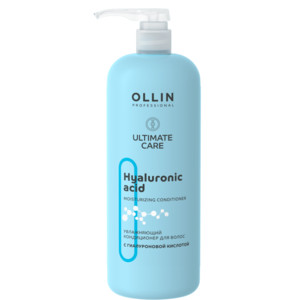 Ollin Ultimate Care Увлажняющий кондиционер для волос с гиалуроновой кислотой 1000 мл