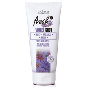 Salerm Biokera Fresh Violet Shot Маска тонирующая для светлых волос 200 мл