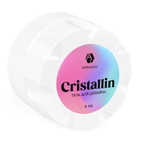 AdriСoco Cristallin Гель для дизайна ногтей 6 мл