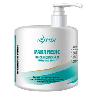 Nexxt Professional Paramedic Интенсивная маска Восстановление и питание волос 500 мл