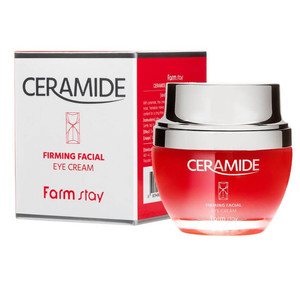Farmstay Ceramide Firming Facial Eye Cream Укрепляющий крем для век с керамидами 50 мл