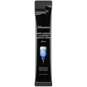 JM Solution Water Luminous S.O.S. Ringer Sleeping Cream Black Ультраувлажняющий ночной крем для лица 4 мл