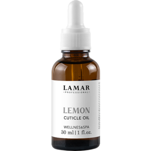 Lamar Professional Wellnes & Spa Lemon Cuticle Oil Сухое масло для ногтей c шиммером 30 мл