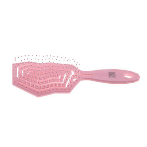 Dewal Beauty DBЕА5457-Pink Щетка для волос Айсберг розовая продувная с нейлоновым штифтом