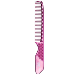 Dewal Triumph 252/33 Расческа для волос с рифленой ручкой антистатик вишневая 20,8 см