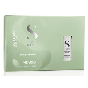 ALFAPARF Semi Di Lino SCALP Energizing Low Shampoo Энергетический лосьон против выпадения волос 12х10мл