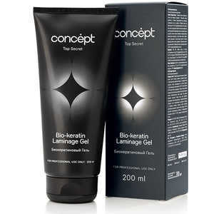 CONCEPT Top Secret Bio-keratin laminage gel Биокератиновый гель для ламинирования волос 200 мл
