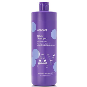 CONCEPT Silver Shampoo Серебристый шампунь для светлых волос 1000 мл