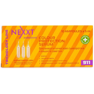Nexxt Colour Биоэнергетическая сыворотка для волос Защита цвета 10х5 мл