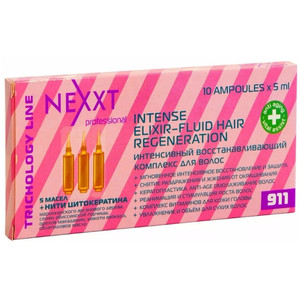 Nexxt Regeneration Интенсивный восстанавливающий комплекс для волос 5 масел 10х5 мл