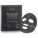 Petitfee Black Pearl & Gold Hydrogel Mask Pack Гидрогелевая маска для лица с золотом и черным жемчугом +5 32 мл