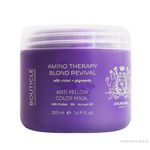 Bouticle Amino Therapy Blond Revival Маска восстанавливающая с анти-желтым эффектом для осветленных волос 500 мл
