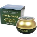 Bergamo Luxury Caviar Wrinkle Care Cream Омолаживающий крем от морщин с экстрактом черной икры 50 мл