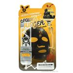 Elizavecca Black Charcoal Honey Deep Power Ringer Mask Pack Тканевая маска с древесным углем и медом очищающая 23 мл