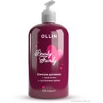 Ollin Beauty Family Шампунь для волос с кератином и протеинами шёлка 500 мл
