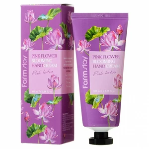 Farmstay Pink Flower Blooming Hand Cream Pink Lotus Крем для рук розовый лотос 100 мл