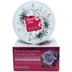 FarmStay Rose&Ceramide Hydrogel Eye Patch Патчи гидрогелевые с розовым экстрактом и керамидами 60 шт