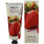 Farmstay Visible Difference Hand Cream Strawberry Крем для рук с клубникой 100 мл