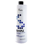 Kezy Simple Бальзам питательный восстанавливающий для поврежденных волос с протеинами и каротином 1000 мл