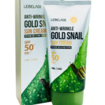 Lebelage Anti Wrinkle Gold Snail Sun Cream SPF50+ PA+++ Солнцезащитный крем с золотом и улиткой 70 мл