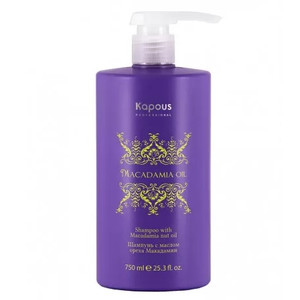 Kapous Macadamia Oil Шампунь для волос с маслом ореха макадамии 750 мл