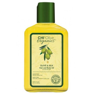 CHI olive organics olive&silk hair and body oil Шелковое масло с оливой для волос и тела 59 мл