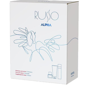 Estel Alpha Russo Парфюмерный набор (шампунь для волос 250 мл + гель для душа 200 мл + парфюмерная вода 50 мл)