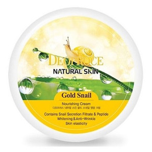 Deoproce Skin Gold Snail Nourishing Cream Крем питательный для лица с золотом и муцином улитки 100 мл
