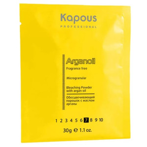 Kapous Fragrance Free Arganoil Обесцвечивающий порошок для волос с маслом арганы 30 г