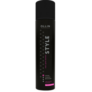 Ollin Style Лак для волос ультрасильной фиксации без отдушки 250 мл