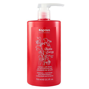 Kapous Biotin Energy Шампунь с биотином для укрепления и стимуляции роста волос 750 мл