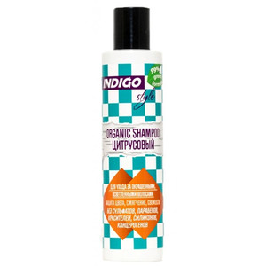 Indigo Style Органик-шампунь цитрусовый для окрашенных волос 1000 мл