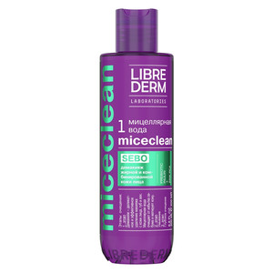 Librederm Miceclean Sebo Мицеллярная вода для жирной и комбинированной кожи 200 мл