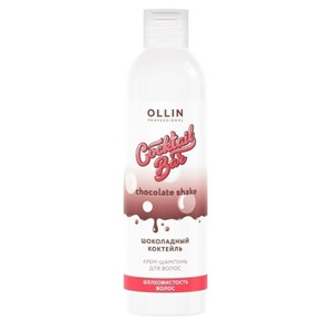 Ollin Cocktail Bar Крем-шампунь шоколадный коктейль шелковистость волос 400 мл