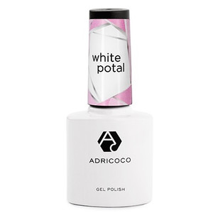 AdriСoco White Potal Гель-лак для нотей 8 мл