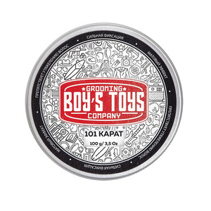 Boy's Toys Паста 101 Карат для укладки волос высокой фиксации с низким уровнем блеска 100 мл