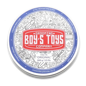 Boy's Toys Original Паста для укладки волос для мужчин средней фиксации с низким уровнем блеска 100 мл