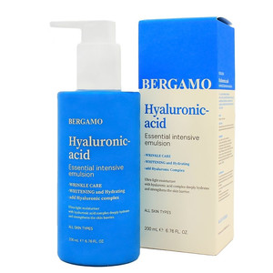 Bergamo Hyaluronic Acid Essential Intensive Emulsion Интенсивная эмульсия с гиалуроновой кислотой 200 мл