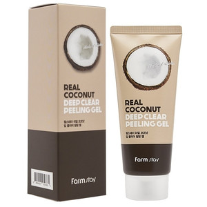 Farmstay Real Coconut Clear Peeling Gel Натуральный пилинг-гель кокосовый 100 мл