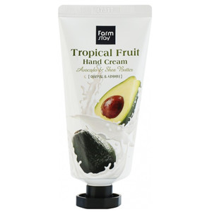 FarmStay Tropical Fruit Hand Cream Avocado Shea Butter Крем для рук с маслом Ши и авокадо 50 мл