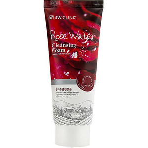 3W Clinic Rose Water Cleansing Foam Пенка с экстрактом розовой воды 100 мл