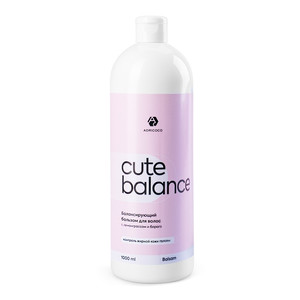 Adricoco Cute Balance Балансирующий бальзам для волос с лемонграссом и бораго 1000 мл