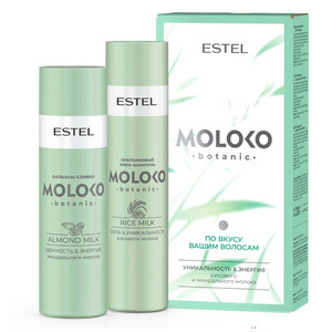Estel Moloko Botanic Набор По вкусу вашим волосам (протеиновый крем-шампунь 250 мл + бальзам-сливки 200 мл)