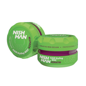Nishman Keratin Aqua Hair Styling Wax 05 Воск для волос Аромат лесные ягоды 100 мл