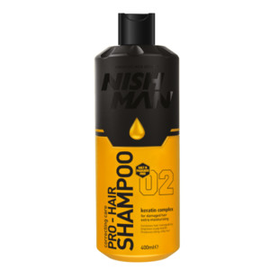 Nishman Hair Shampoo 02 (Salt&Paraben free) Шампунь для волос 400 мл
