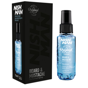 Nishman Beard & Mustache Parfum Genius (Alcohol Free) Парфюм для бороды 75 мл