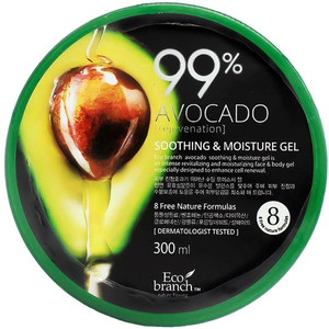 Eco Branch Avocado Soothing moisture gel Успокаивающий гель с авокадо 99% 300 мл