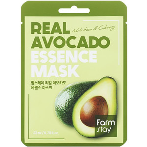 FarmStay Real Avocado Essence Mask Тканевая маска с эссенцией авокадо 23 мл