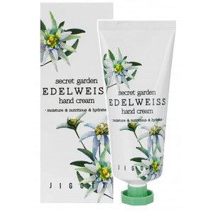 Jigott Secret Garden Edelweiss Hand Cream Крем для рук с экстрактом эдельвейса 100 мл