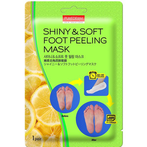 Purederm Shiny&Soft Foot Peeling Mask Отшелушивающая маска для ног 17 г